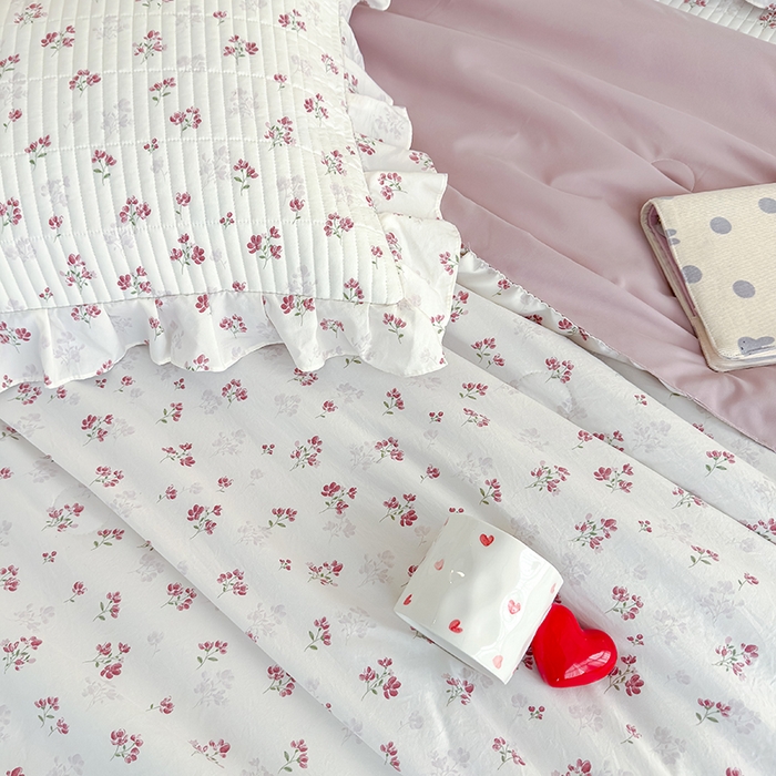 91家纺网 家纺一手货源 找家纺 归属 2026春夏新款古法仿棉夏被夏凉被空调被系列 花开半夏