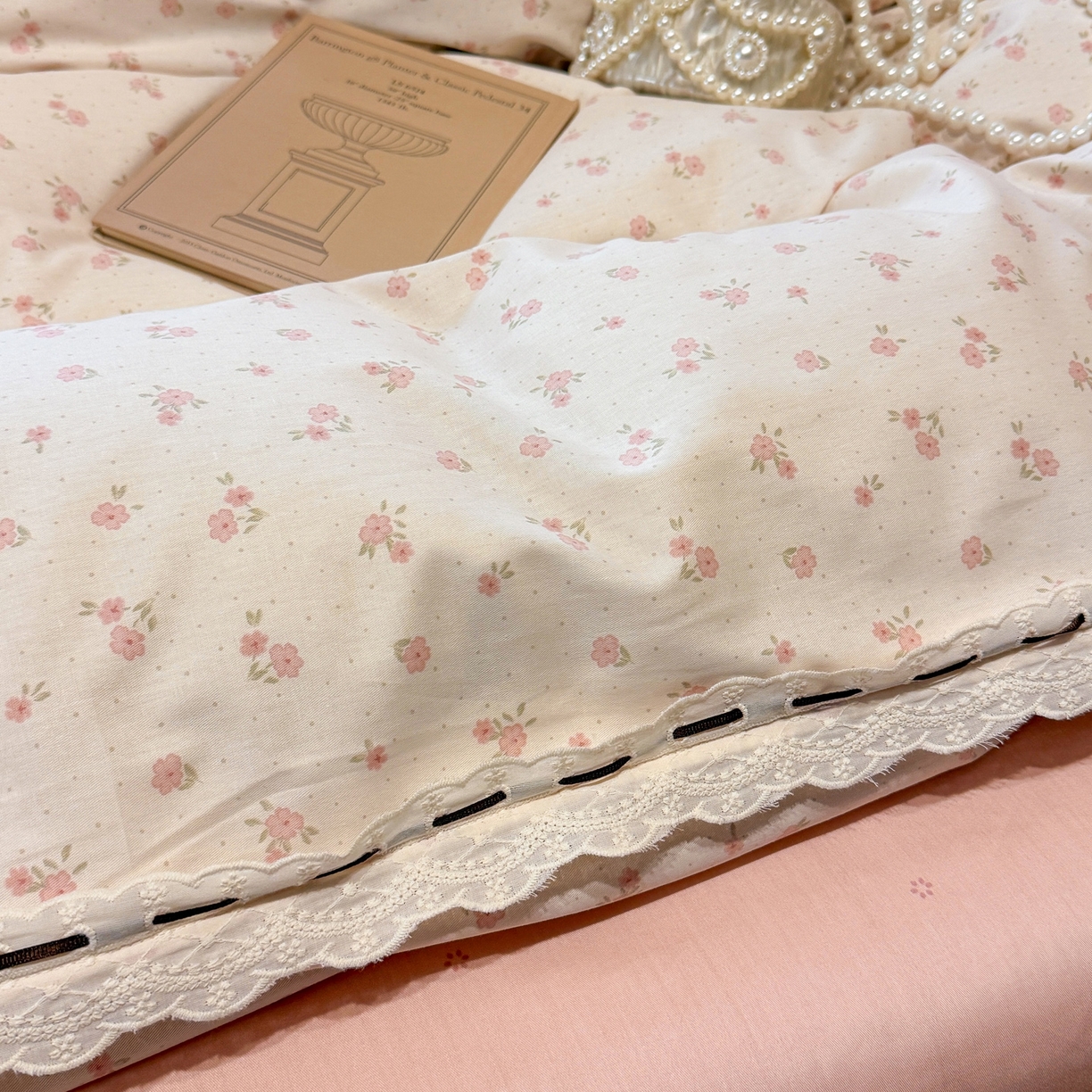 91家纺网 家纺一手货源 找家纺 澳萝拉 2026新款全棉法式小清新复古碎花四件套 春之约定