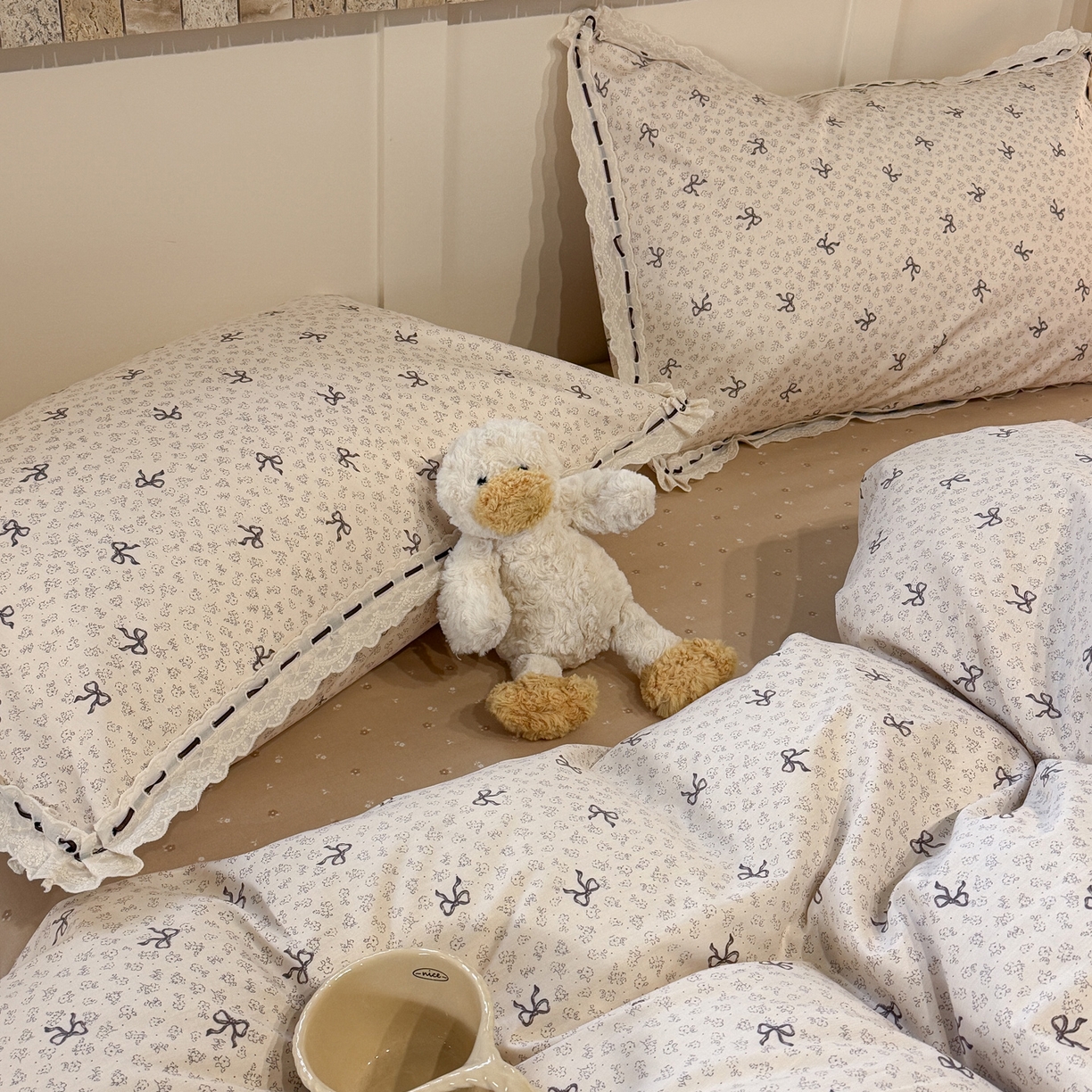 91家纺网 家纺一手货源 找家纺 澳萝拉 2026新款全棉法式小清新复古碎花四件套 黛西