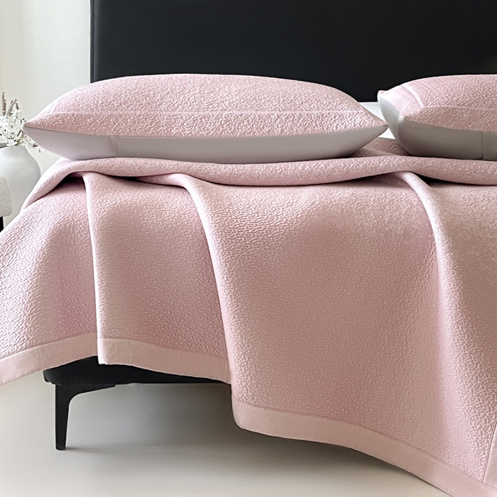 91家纺网 家纺一手货源 找家纺 （总）雅居纺家纺 2026新款A类加厚三明治底星空提花凉感席床单款凉席席子