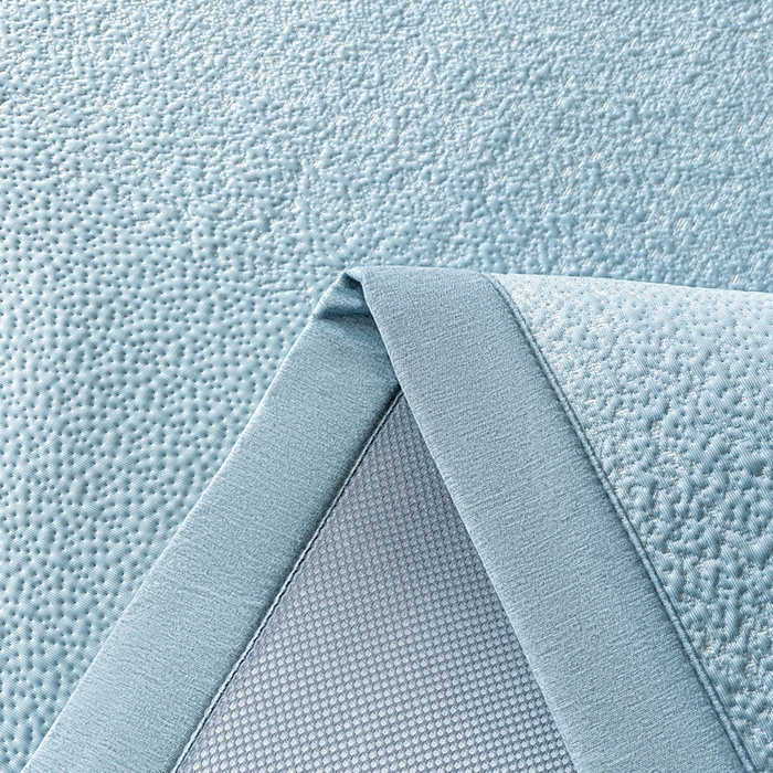 91家纺网 家纺一手货源 找家纺 雅居纺家纺 2026新款A类加厚三明治底星空提花凉感席床单款凉席席子 星空-蓝