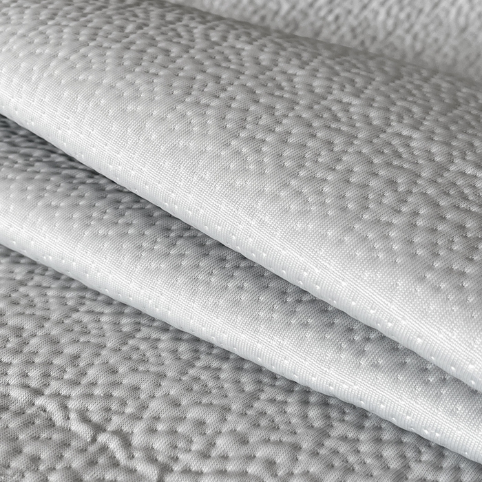 91家纺网 家纺一手货源 找家纺 雅居纺家纺 2026新款A类加厚三明治底星空提花凉感席床单款凉席席子 星空-灰