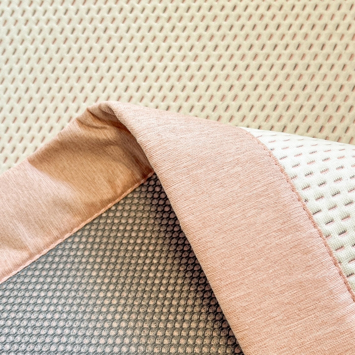 91家纺网 家纺一手货源 找家纺 （总）雅居纺家纺 2026新款A类加厚三明治底提花小清新凉感席床单款凉席席子