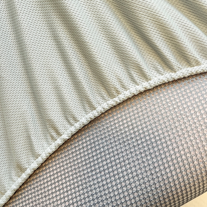 91家纺网 家纺一手货源 找家纺 雅居纺家纺 2026新款A类加厚三明治底提花小清新凉感席床笠款凉席席子 粉小兔