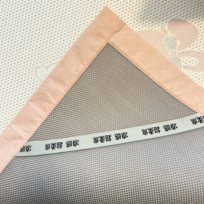 91家纺网 家纺一手货源 找家纺 （总）雅居纺家纺 2026新款A类加厚三明治底提花小清新凉感席床单款凉席席子