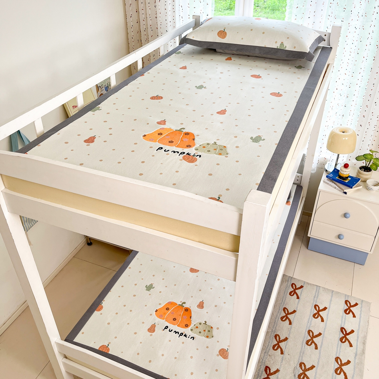 91家纺网 家纺一手货源 找家纺 雅居纺家纺 2026新款A类加厚三明治底绣花冰藤席学生宿舍床床单款凉席席子 万事不南