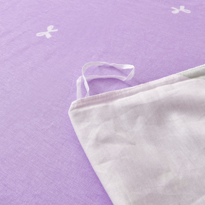 91家纺网 家纺一手货源 找家纺 宇彬家纺 2026直播新款13070全棉纯棉印花单双人被套喷气小清新简约热款学生被罩 夏日