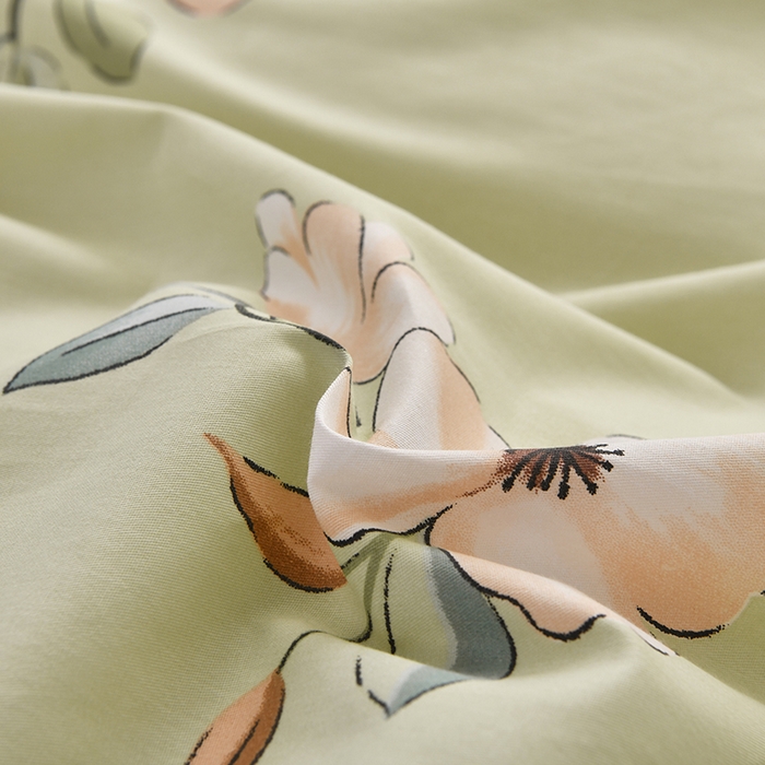 91家纺网 家纺一手货源 找家纺 宇彬家纺 2026直播新款13070全棉纯棉印花单双人被套喷气小清新简约热款学生被罩 魅朵