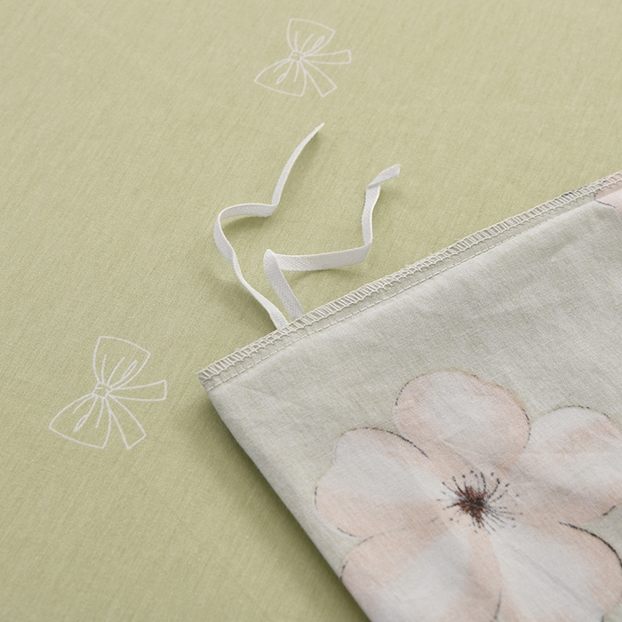 91家纺网 家纺一手货源 找家纺 宇彬家纺 2026直播新款13070全棉纯棉印花单双人被套喷气小清新简约热款学生被罩 魅朵