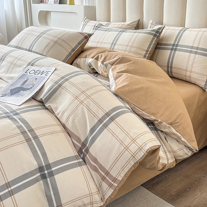 91家纺网 家纺一手货源 找家纺 （总）宇彬家纺 2026直播新款13070全棉纯棉印花单双人被套喷气小清新简约热款学生被罩