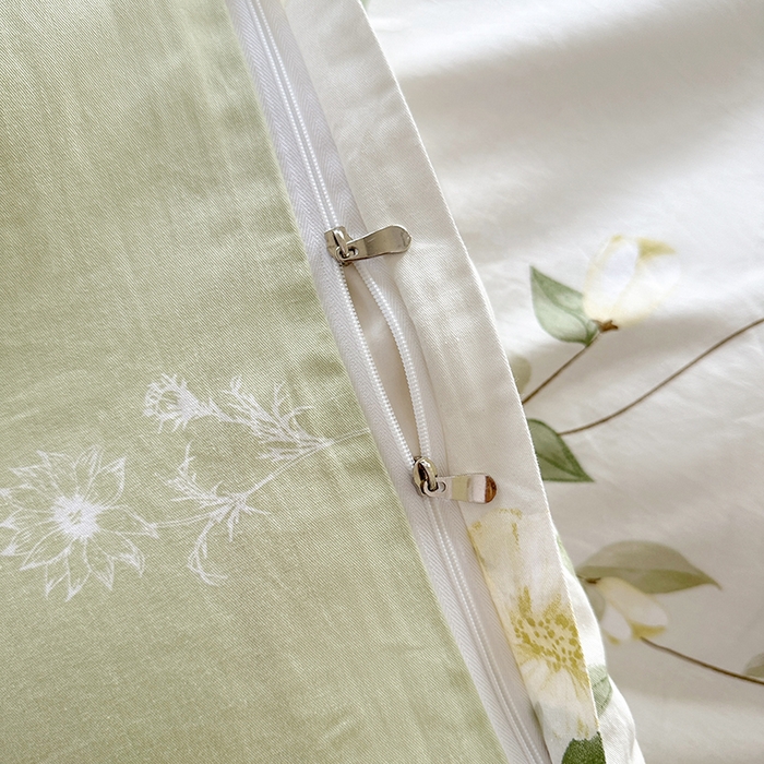 91家纺网 家纺一手货源 找家纺 宇彬家纺 2026直播新款13070全棉纯棉印花单双人被套喷气小清新简约热款学生被罩 白藤