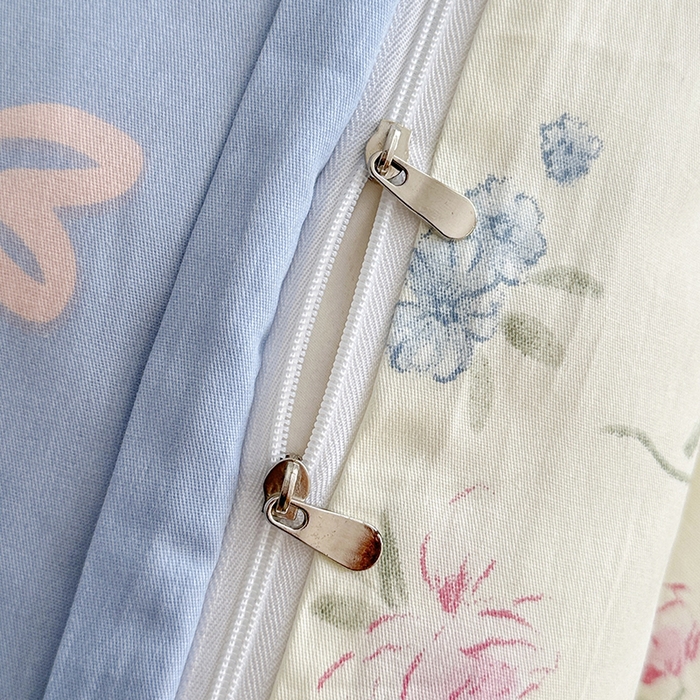 91家纺网 家纺一手货源 找家纺 宇彬家纺 2026直播新款13070全棉纯棉印花单双人被套喷气小清新简约热款学生被罩 春湔