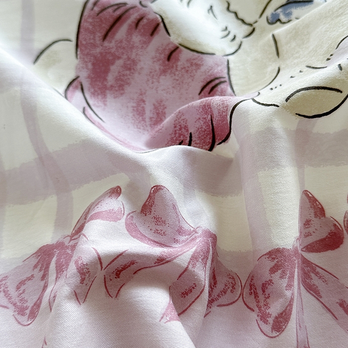 91家纺网 家纺一手货源 找家纺 宇彬家纺 2026直播新款13070全棉纯棉印花单双人被套喷气小清新简约热款学生被罩 晚安宝贝