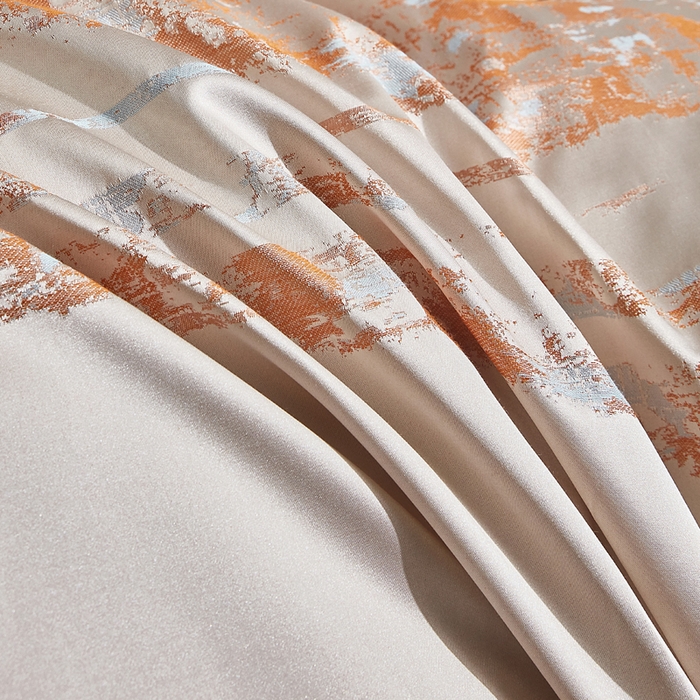 91家纺网 家纺一手货源 找家纺 （总）至爱今生 2026新款数码印花高精密锦缎四件套-柏拉花庭