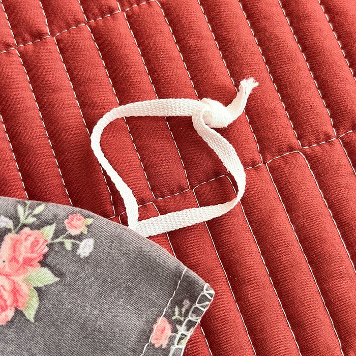 91家纺网 家纺一手货源 找家纺 锦格家纺 2026春夏新款古法水洗棉花边床盖款四件套 花知晓