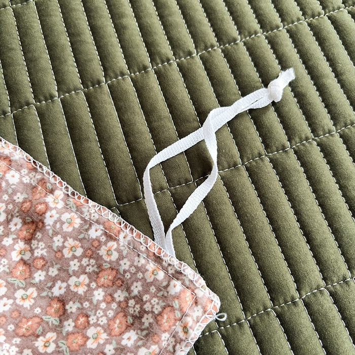 91家纺网 家纺一手货源 找家纺 锦格家纺 2026春夏新款古法水洗棉花边床盖款四件套 艾米娜-绿