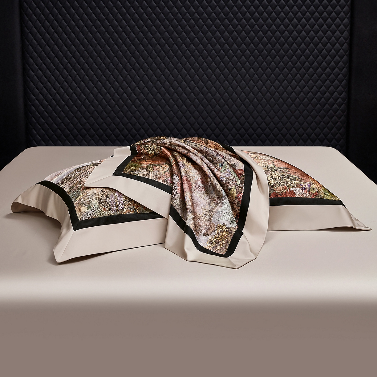 91家纺网 家纺一手货源 找家纺 （总）至爱今生 2026新款数码印花长绒棉四件套-仲夏夜