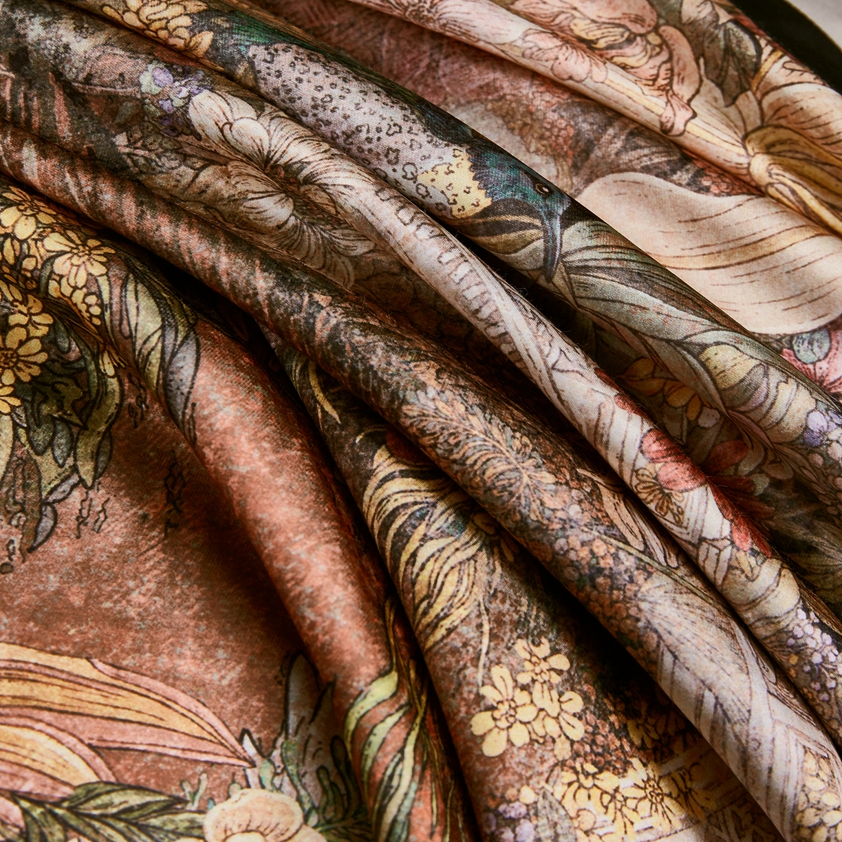 91家纺网 家纺一手货源 找家纺 （总）至爱今生 2026新款数码印花长绒棉四件套-仲夏夜