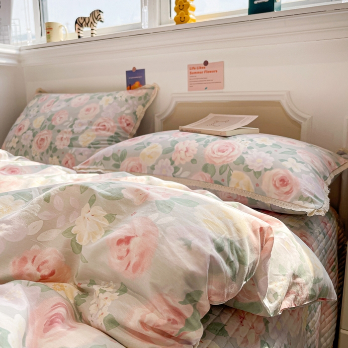 91家纺网 家纺一手货源 找家纺 （总）简一 2026新款全棉床盖四件套