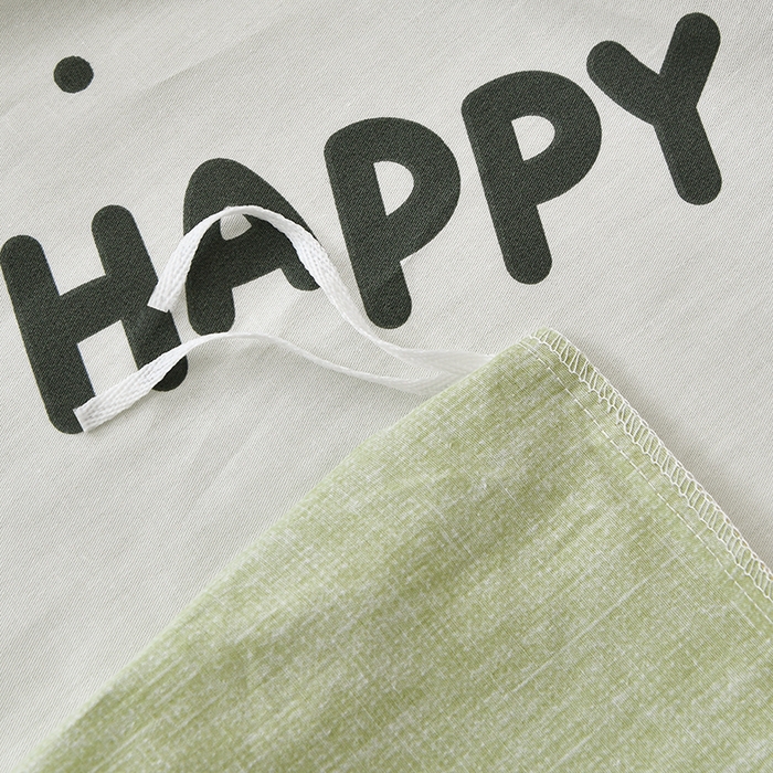 91家纺网 家纺一手货源 找家纺 宇彬家纺 2026直播新款13070全棉纯棉印花单双人被套喷气小清新简约热款学生被罩 熊和兔