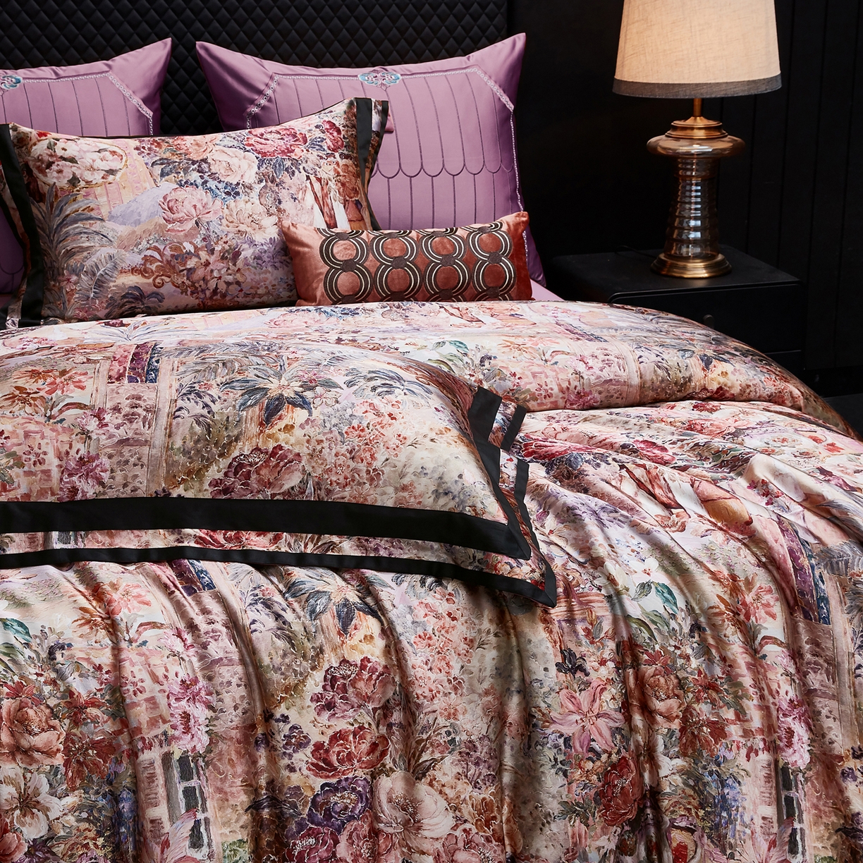 91家纺网 家纺一手货源 找家纺 （总）至爱今生 2026新款数码印花长绒棉四件套-御尊