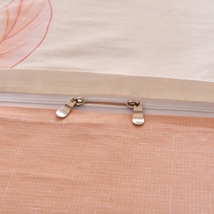 91家纺网 家纺一手货源 找家纺 宇彬家纺 2026直播新款13070全棉纯棉印花单双人被套喷气小清新简约热款学生被罩 花曳