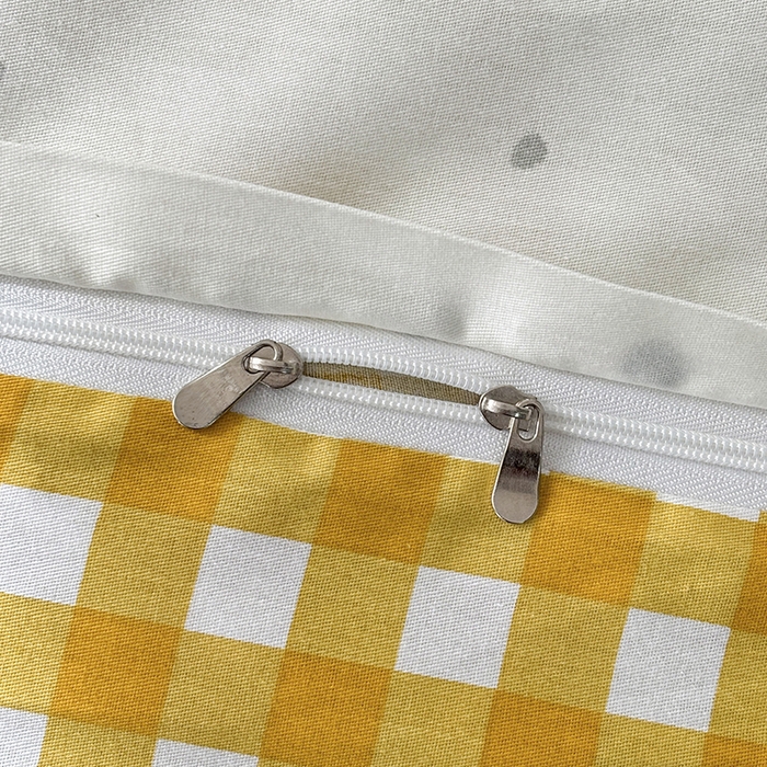 91家纺网 家纺一手货源 找家纺 宇彬家纺 2026直播新款13070全棉纯棉印花单双人被套喷气小清新简约热款学生被罩 墨点动物