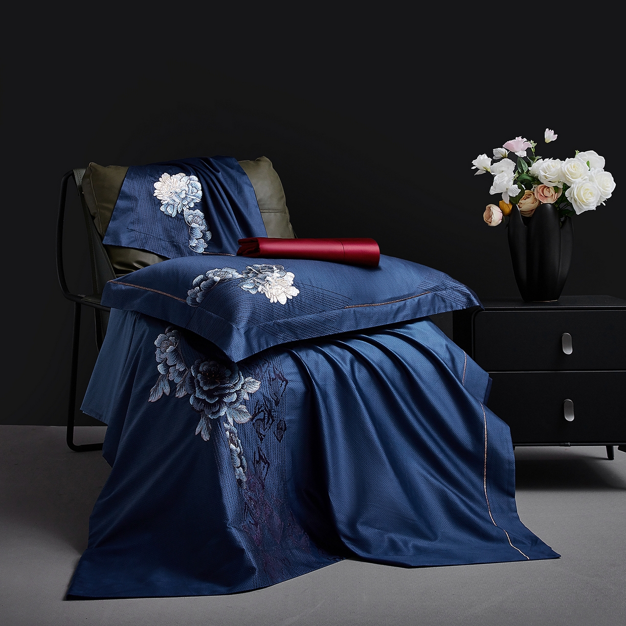 91家纺网 家纺一手货源 找家纺 （总）至爱今生 2026新款数码印花长绒棉四件套-新魅宴