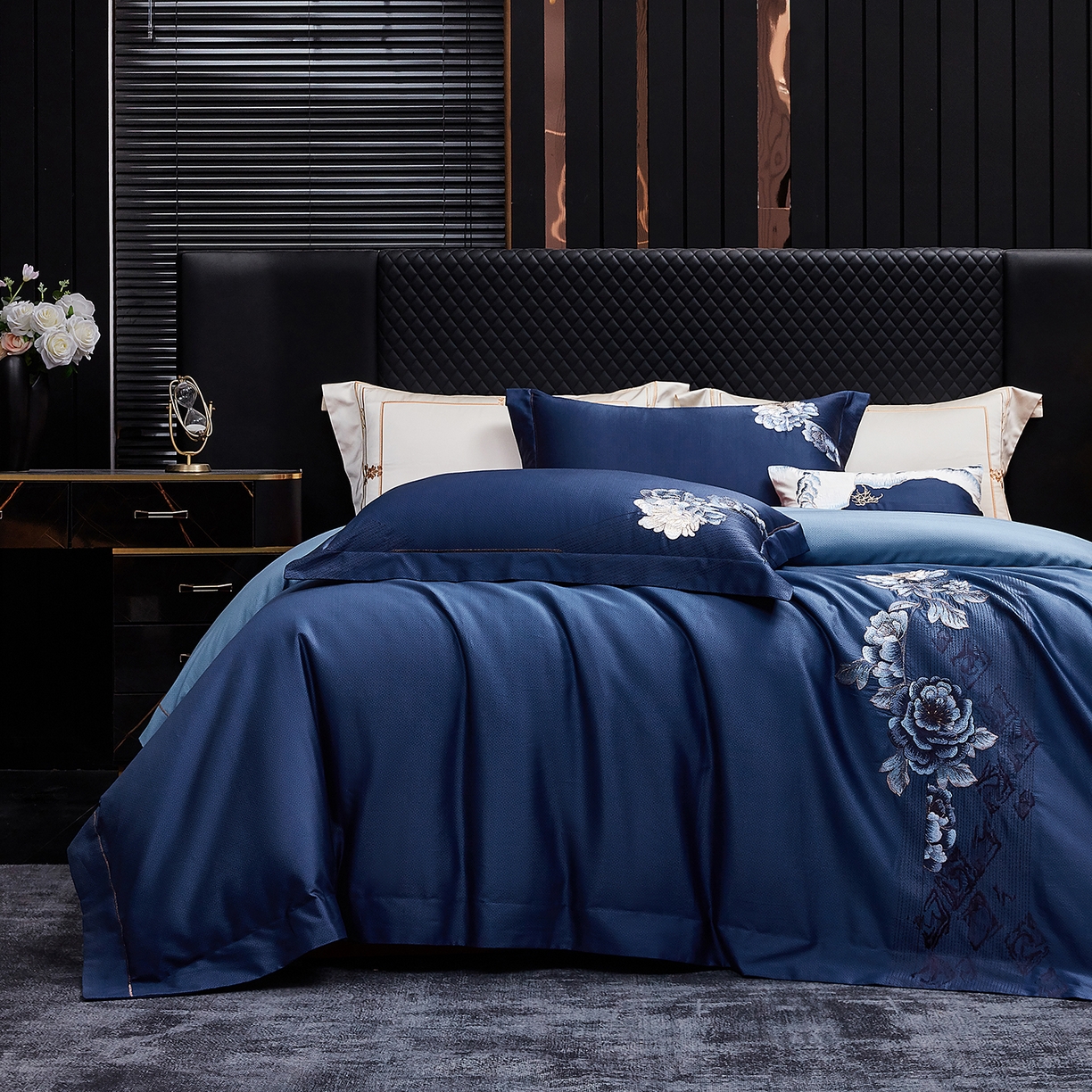 91家纺网 家纺一手货源 找家纺 （总）至爱今生 2026新款数码印花长绒棉四件套-新魅宴