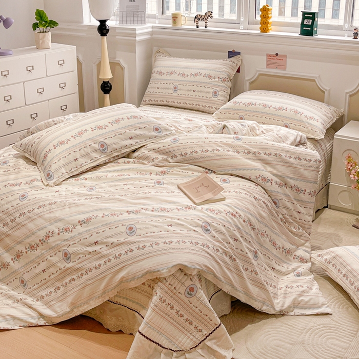 简一 2026新款全棉床盖四件套 绚丽多姿