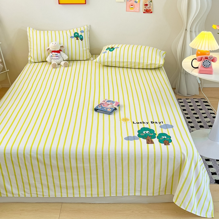 91家纺网 家纺一手货源 找家纺 雅居纺家纺 2026新款全棉绣花夏被夏凉被空调被可配同款老粗布四件套 夏被-发财树