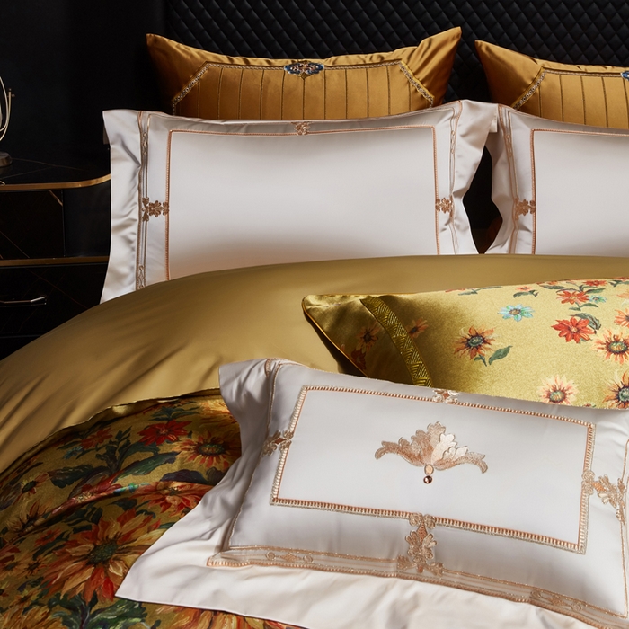 91家纺网 家纺一手货源 找家纺 （总）至爱今生 2026新款数码印花长绒棉四件套-向阳花开