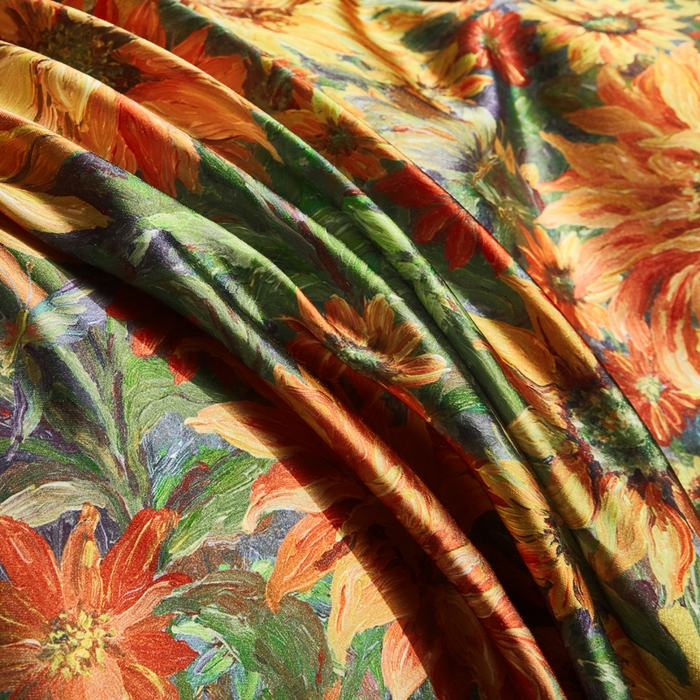 91家纺网 家纺一手货源 找家纺 （总）至爱今生 2026新款数码印花长绒棉四件套-向阳花开