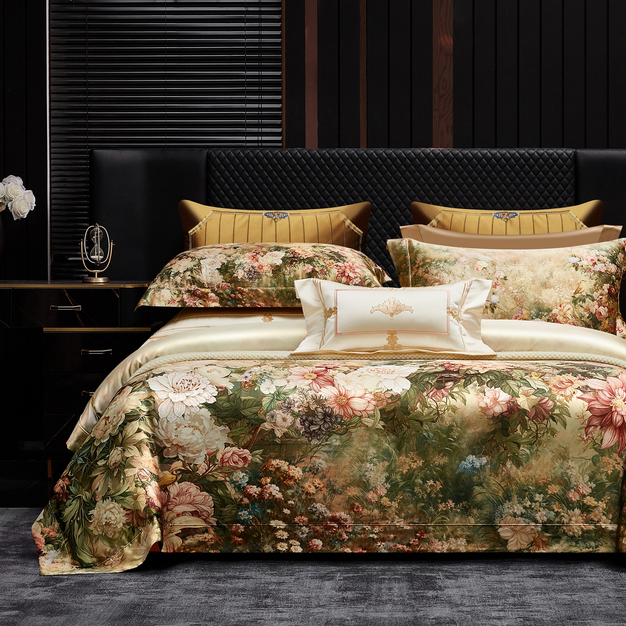 91家纺网 家纺一手货源 找家纺 （总）至爱今生 2026新款数码印花长绒棉四件套-上喜