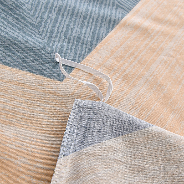 91家纺网 家纺一手货源 找家纺 宇彬家纺 2026直播新款13070全棉纯棉印花单双人被套喷气小清新简约热款学生被罩 生活旋律