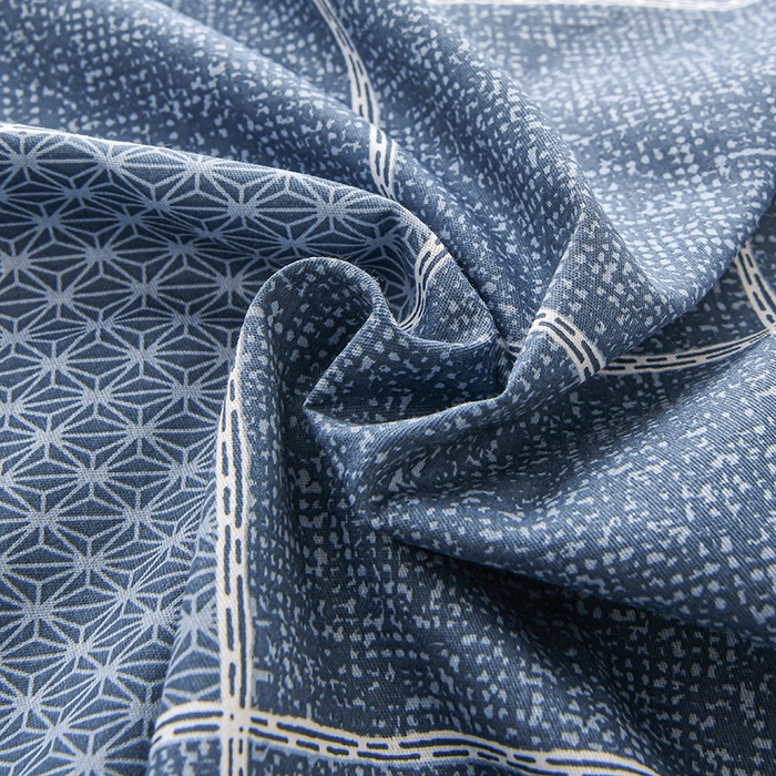 91家纺网 家纺一手货源 找家纺 宇彬家纺 2026直播新款13070全棉纯棉印花单双人被套喷气小清新简约热款学生被罩 格调