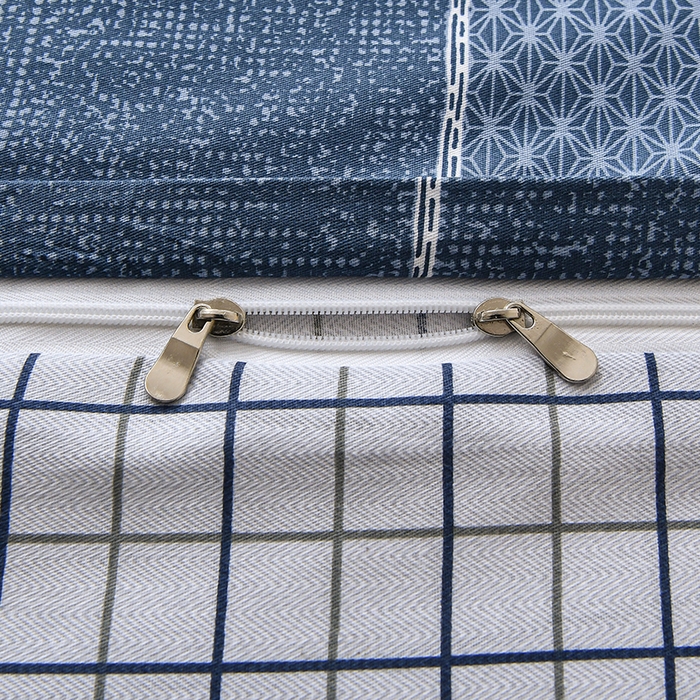 91家纺网 家纺一手货源 找家纺 宇彬家纺 2026直播新款13070全棉纯棉印花单双人被套喷气小清新简约热款学生被罩 格调