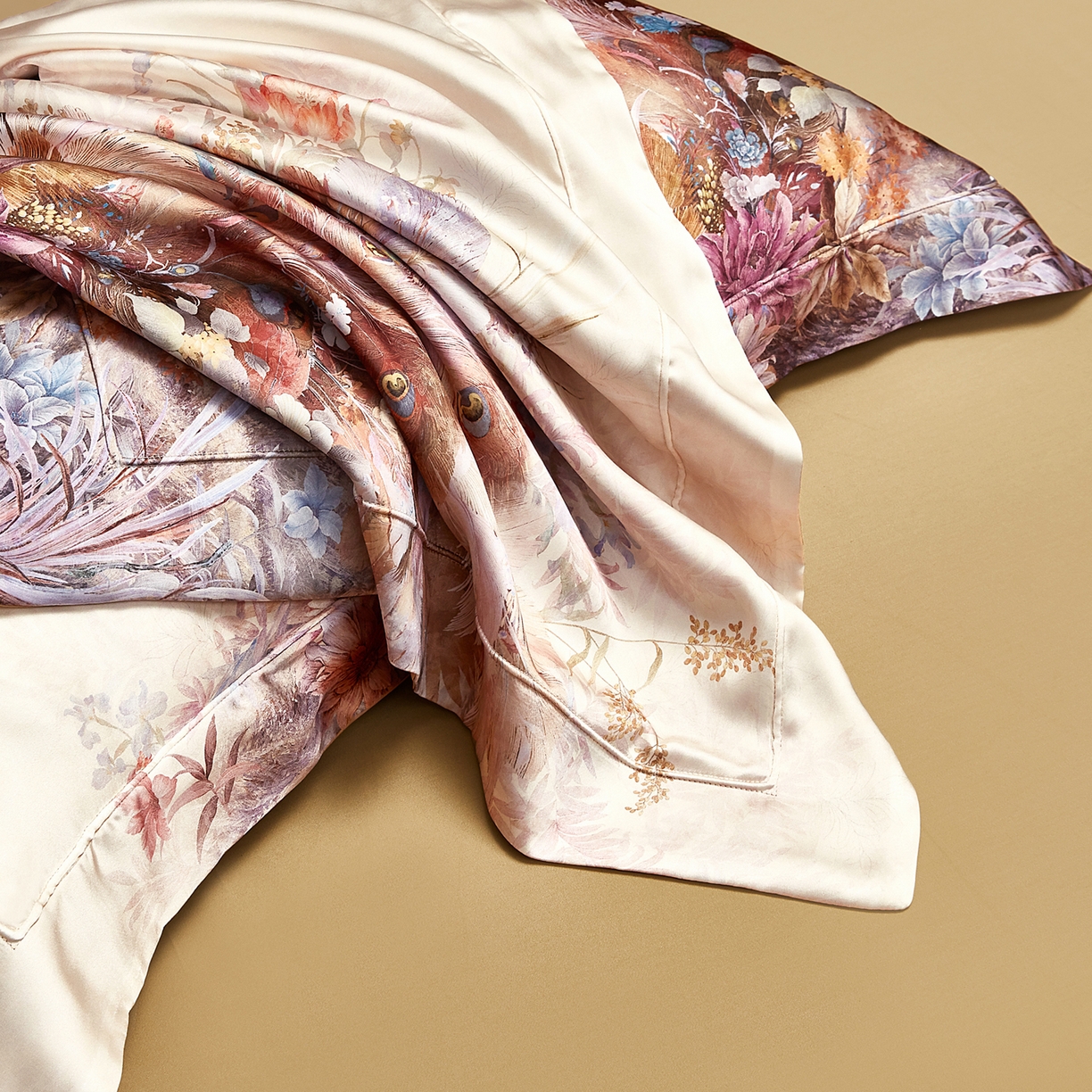 91家纺网 家纺一手货源 找家纺 （总）至爱今生 2026新款数码印花长绒棉四件套-倾国倾城