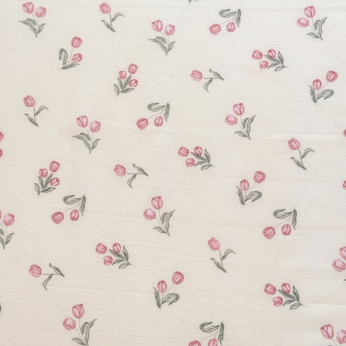 91家纺网 家纺一手货源 找家纺 爱多多家居 2026新款针织棉双层纱床笠 床笠三件套  床笠-郁金香