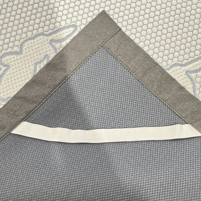 91家纺网 家纺一手货源 找家纺 雅居纺家纺 2026新款A类加厚三明治底提花小清新凉感席床单款凉席席子 小兔子-蓝