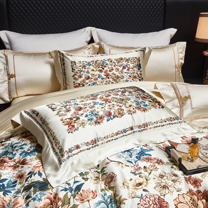 91家纺网 家纺一手货源 找家纺 至爱今生 2026新款数码印花长绒棉四件套-卡洛斯 卡洛斯