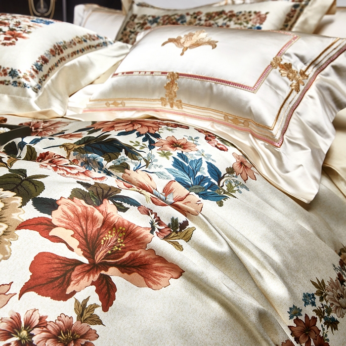 91家纺网 家纺一手货源 找家纺 至爱今生 2026新款数码印花长绒棉四件套-卡洛斯 卡洛斯