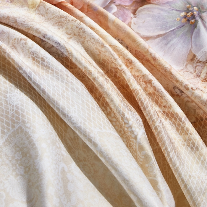 91家纺网 家纺一手货源 找家纺 （总）至爱今生 2026新款数码印花长绒棉四件套-花润