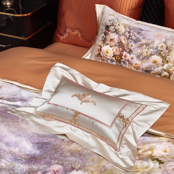 91家纺网 家纺一手货源 找家纺 （总）至爱今生 2026新款数码印花长绒棉四件套-花润