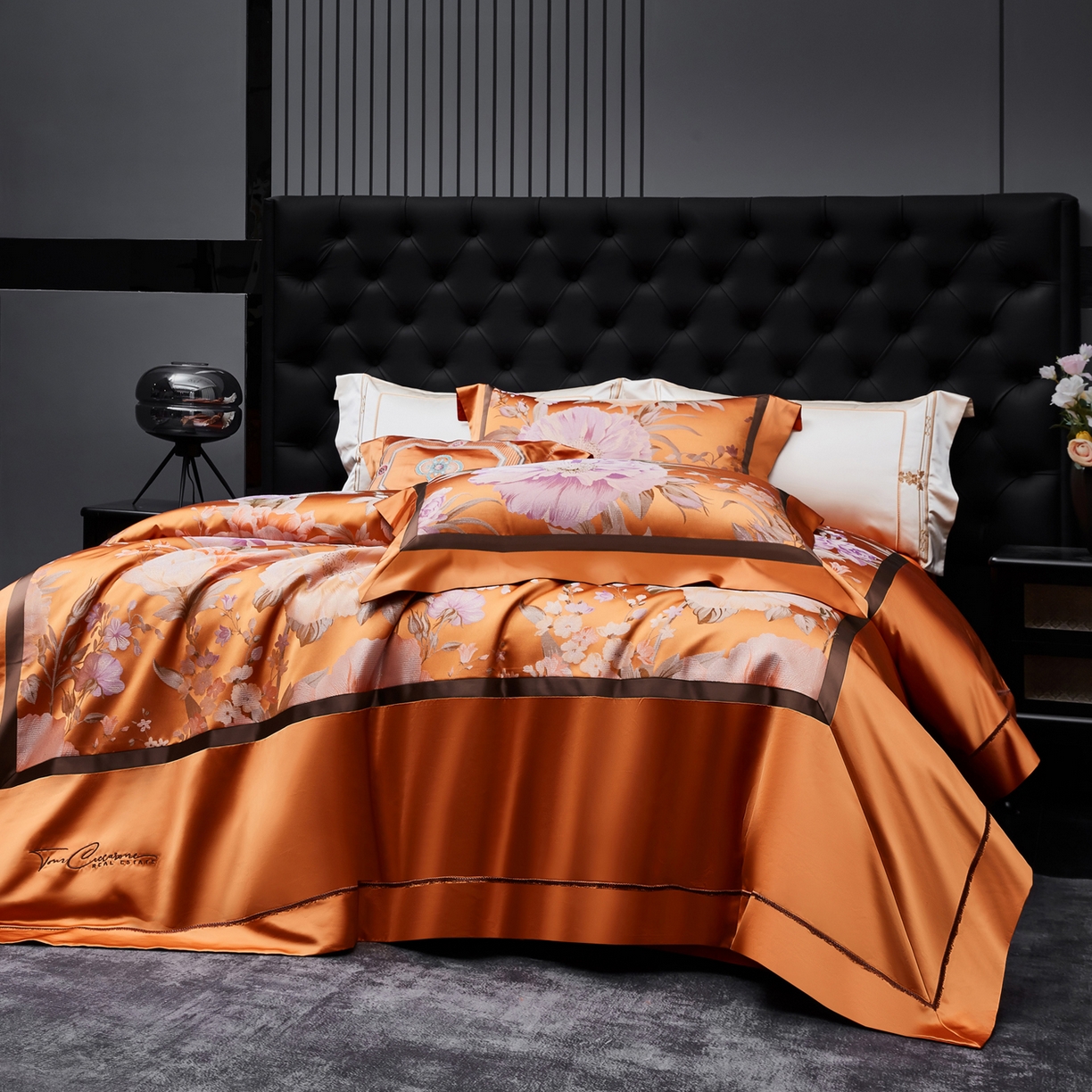 91家纺网 家纺一手货源 找家纺 （总）至爱今生 2026新款高精密色织提花四件套-繁华