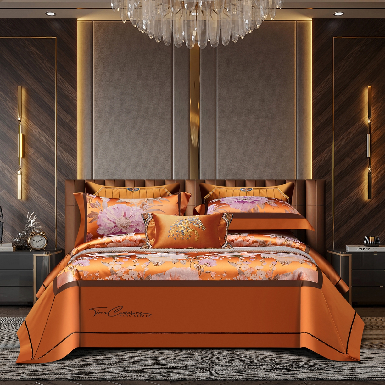 91家纺网 家纺一手货源 找家纺 （总）至爱今生 2026新款高精密色织提花四件套-繁华