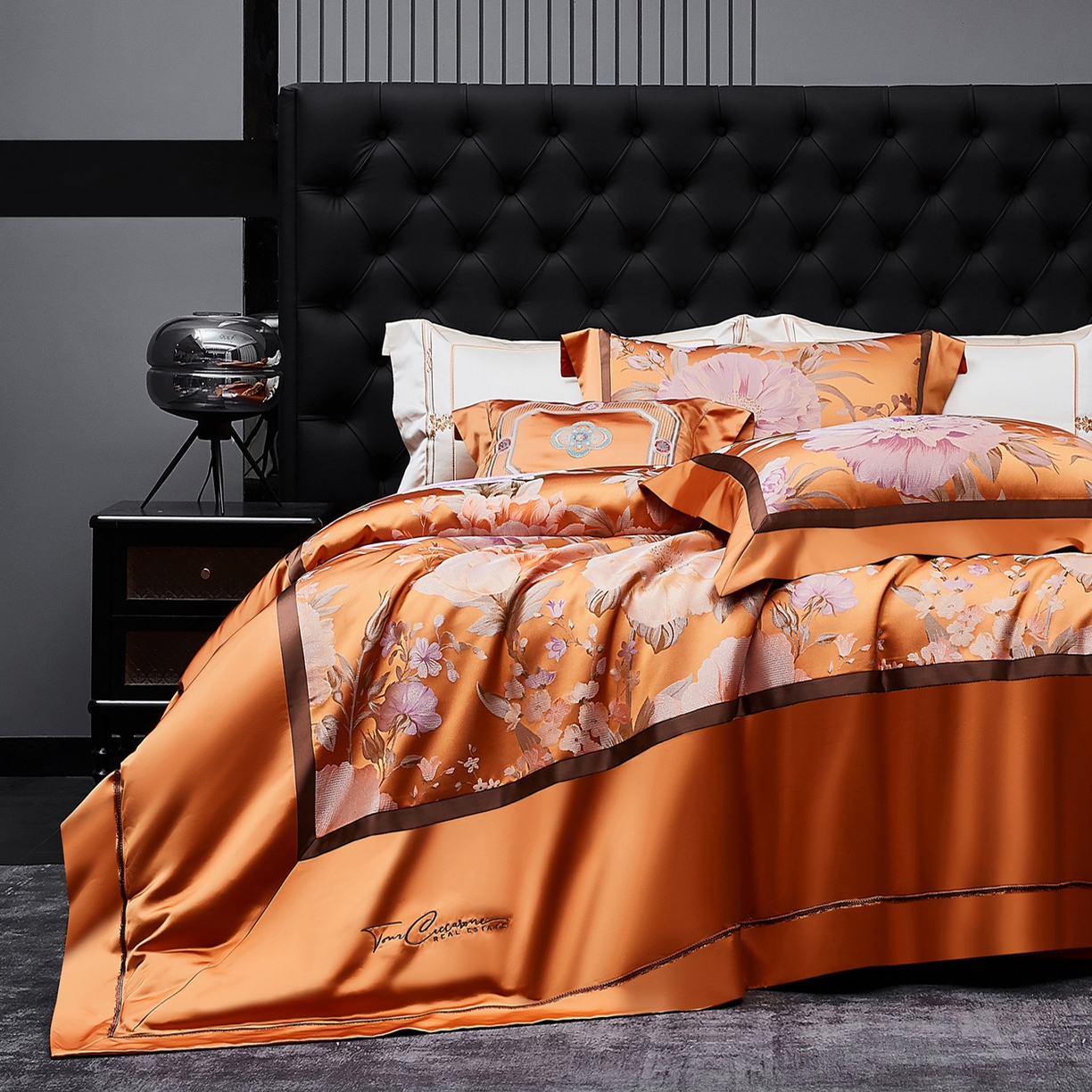 91家纺网 家纺一手货源 找家纺 （总）至爱今生 2026新款高精密色织提花四件套-繁华