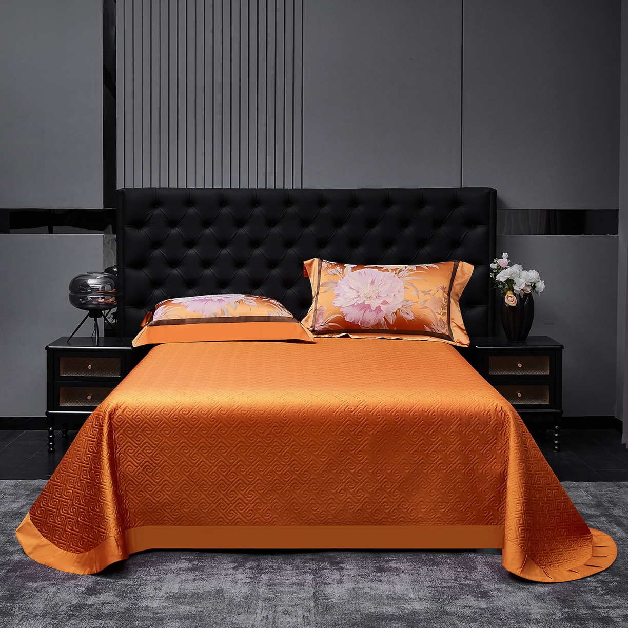 91家纺网 家纺一手货源 找家纺 （总）至爱今生 2026新款高精密色织提花四件套-繁华