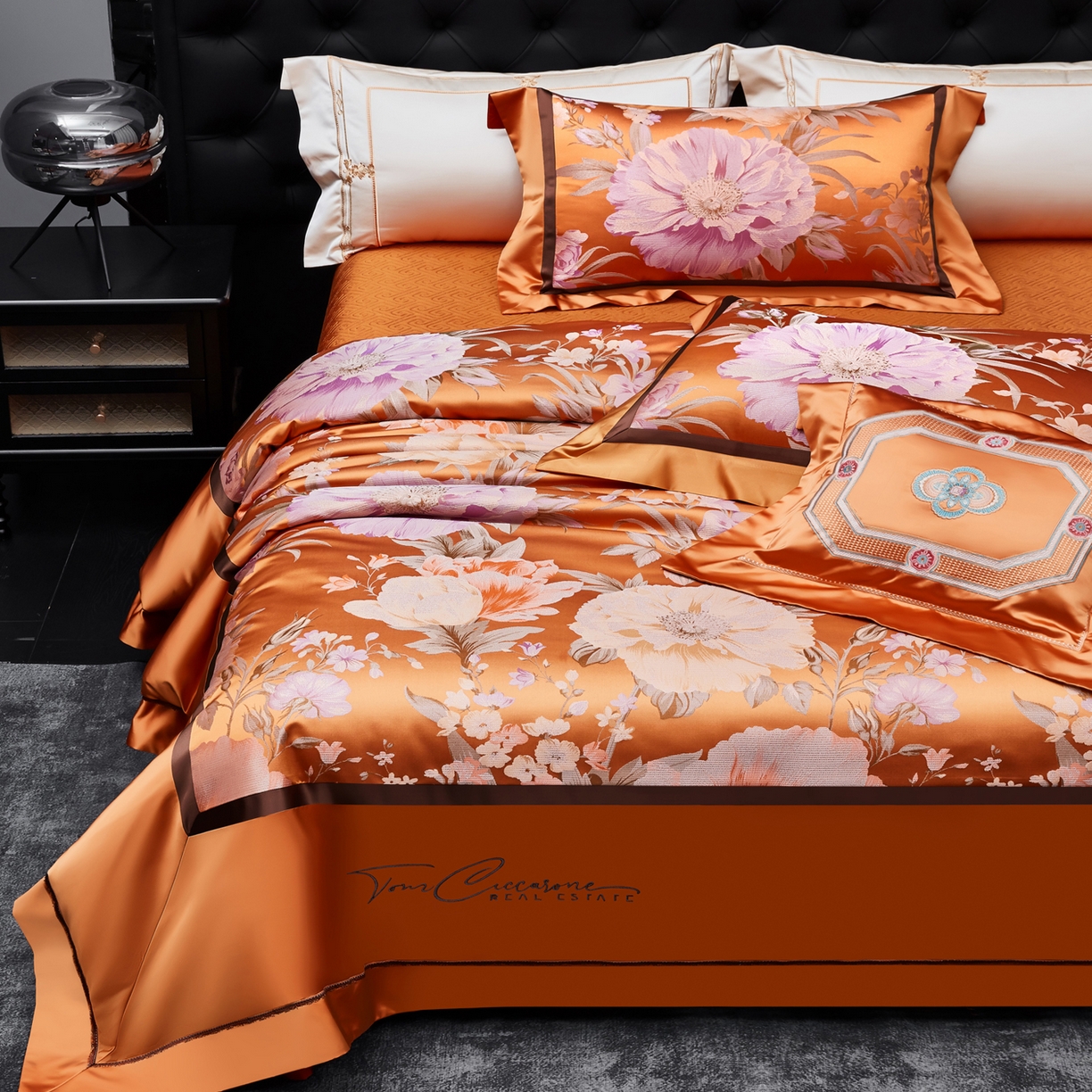 91家纺网 家纺一手货源 找家纺 （总）至爱今生 2026新款高精密色织提花四件套-繁华