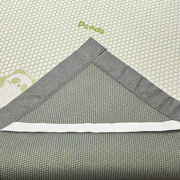 91家纺网 家纺一手货源 找家纺 雅居纺家纺 2026新款A类加厚三明治底提花小清新凉感席床单款凉席席子 熊猫竹子